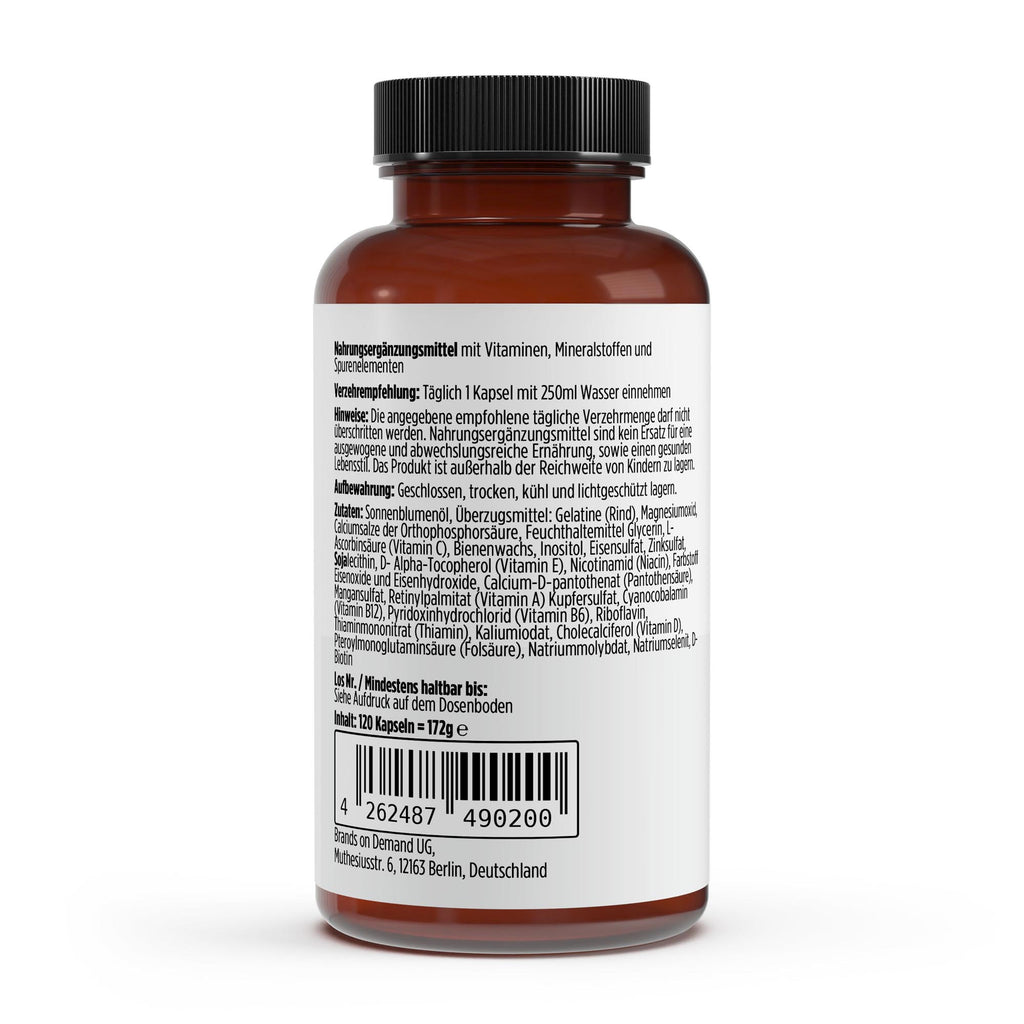 Multivitamin and Mineral Complex - 120 Softgels