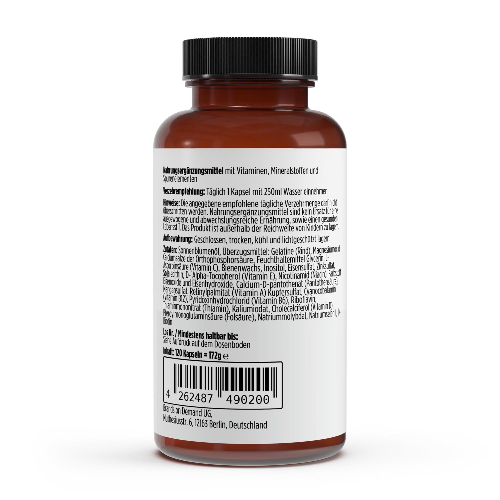 Multivitamin and Mineral Complex - 120 Softgels