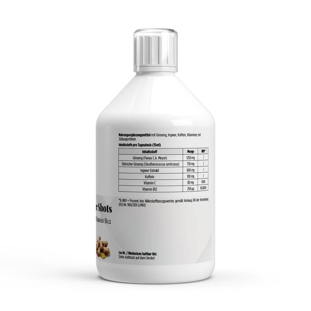 Ginseng Power Plus+ - 50 Shots - 500ml