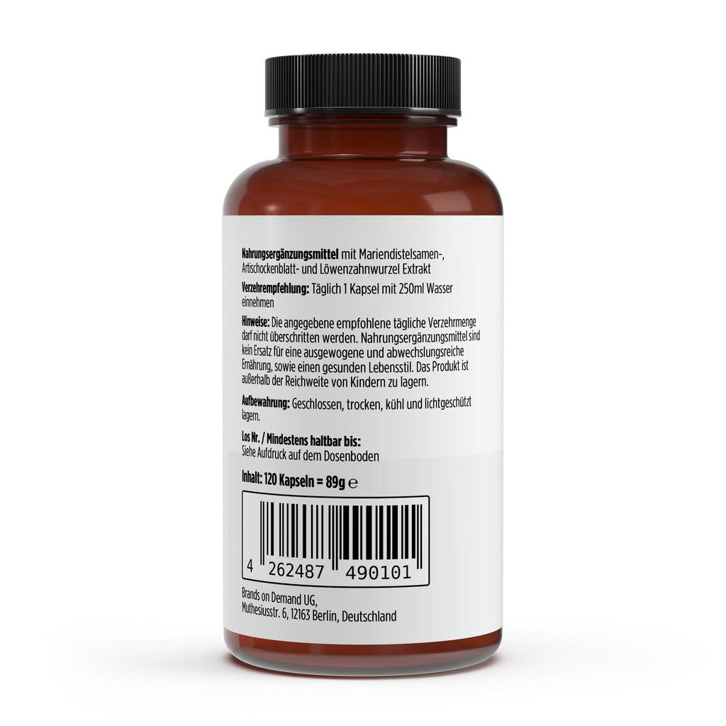 Milk Thistle Artichoke Dandelion Complex - 120 Capsules