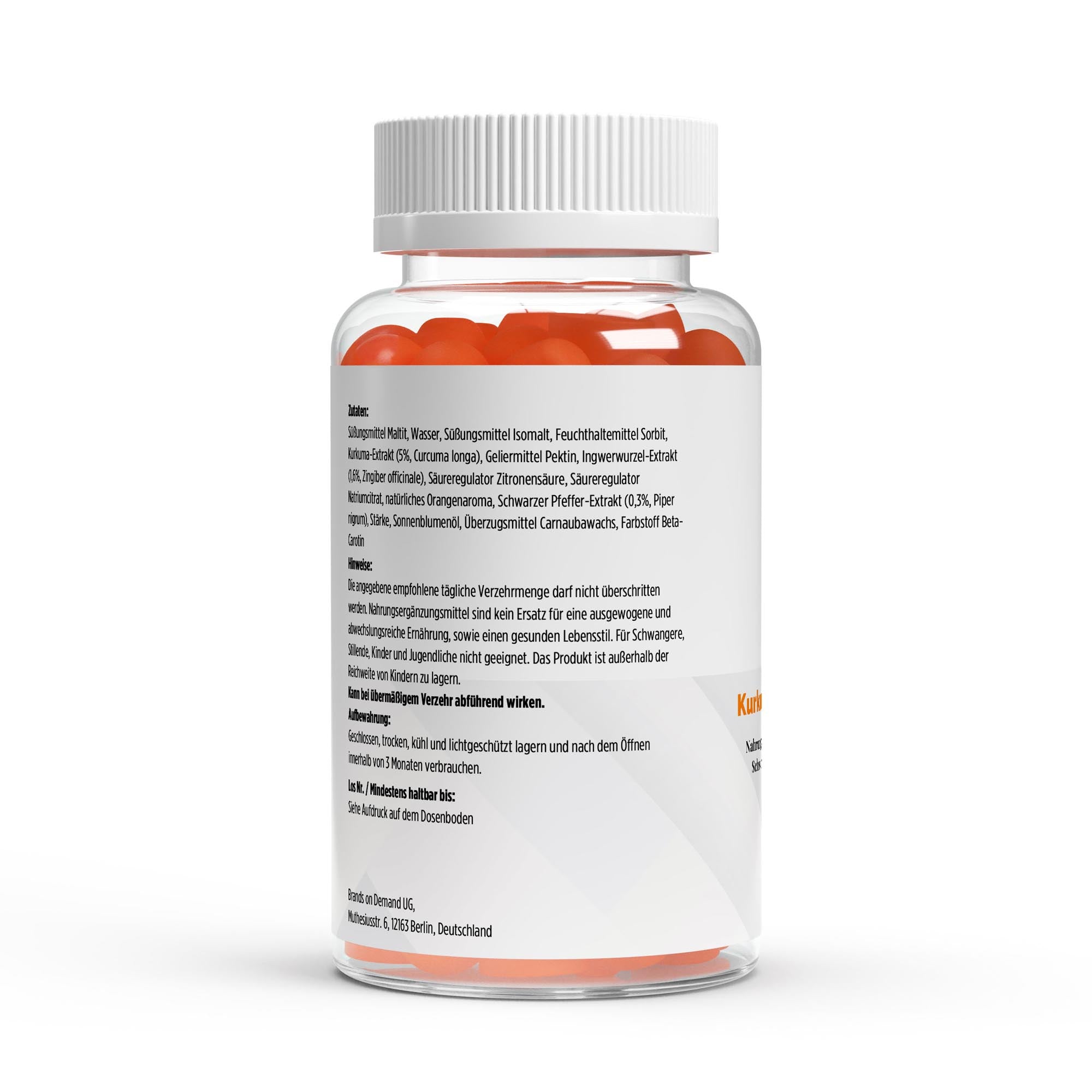 Turmeric + Ginger + Black Pepper Gummies - 60 pcs.